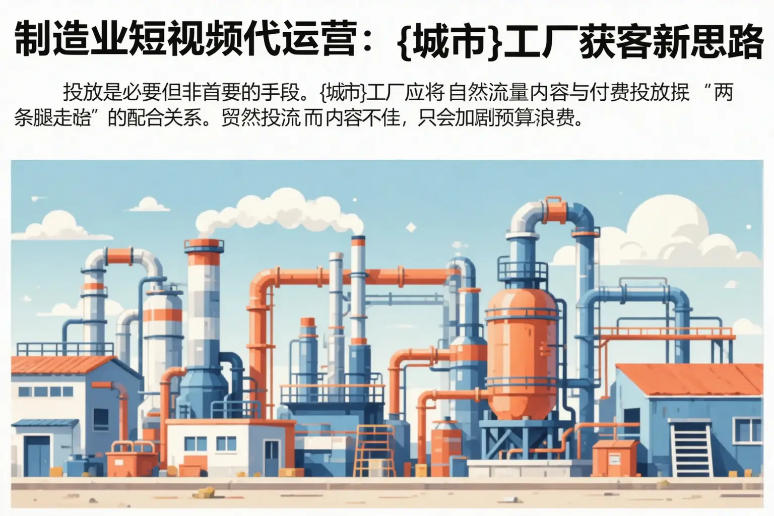 制造业短视频代运营：离石工厂获客新思路